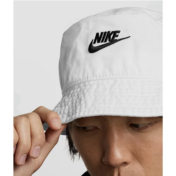 Nike Apex Futura Washed Bucket Hat White Size Large FB5381 100 NEW FREE SHIPPING - Picture 4 of 4